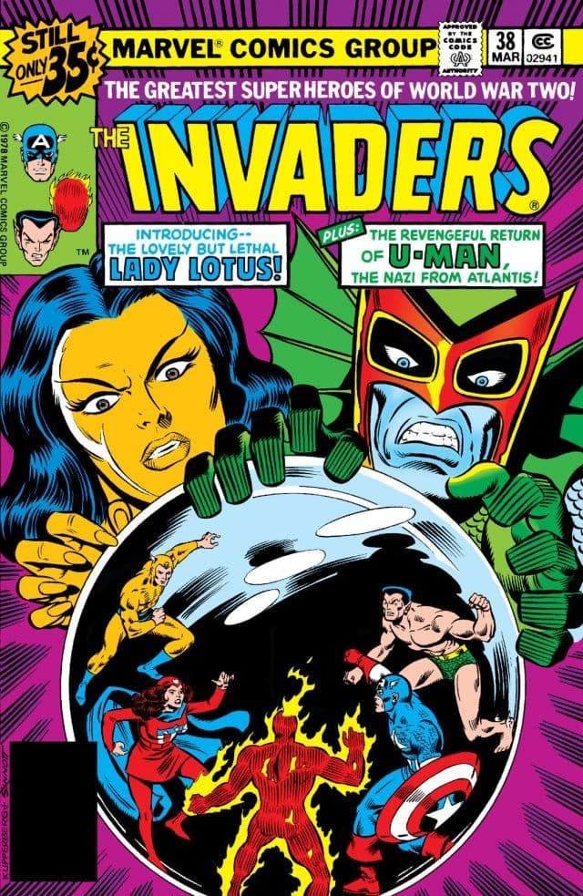 The Invaders #38 cover