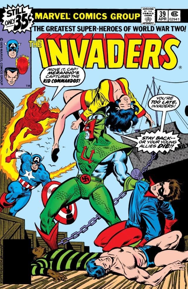 The Invaders #39 cover