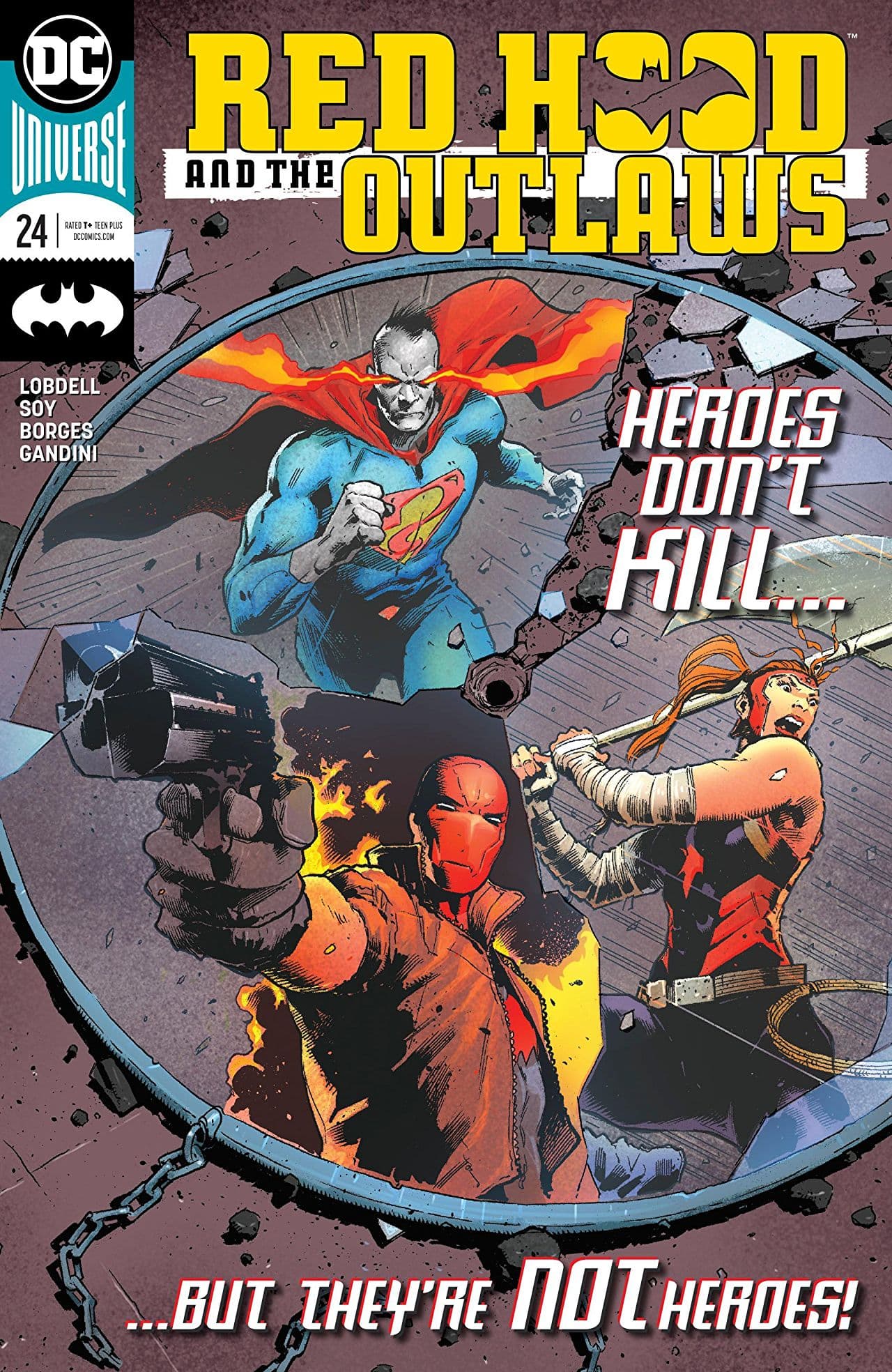 Red Hood and the Outlaws #24 cover