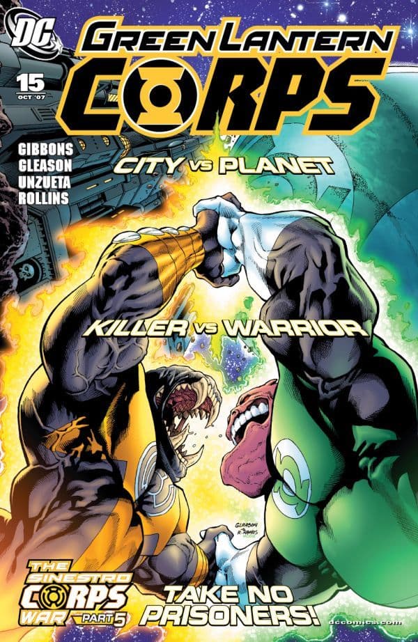 Green Lantern Corps #15 cover
