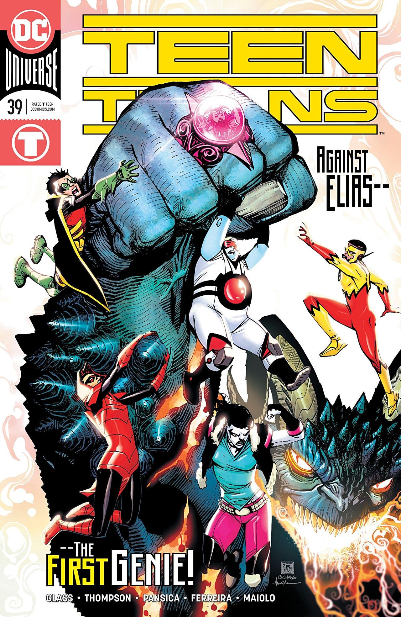 Teen Titans #39 cover
