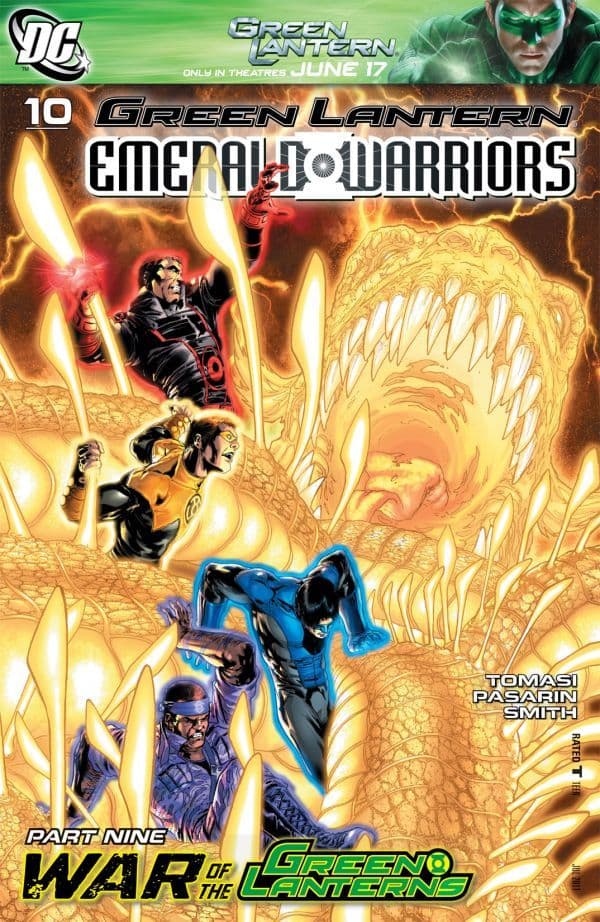 Green Lantern: Emerald Warriors #10 cover