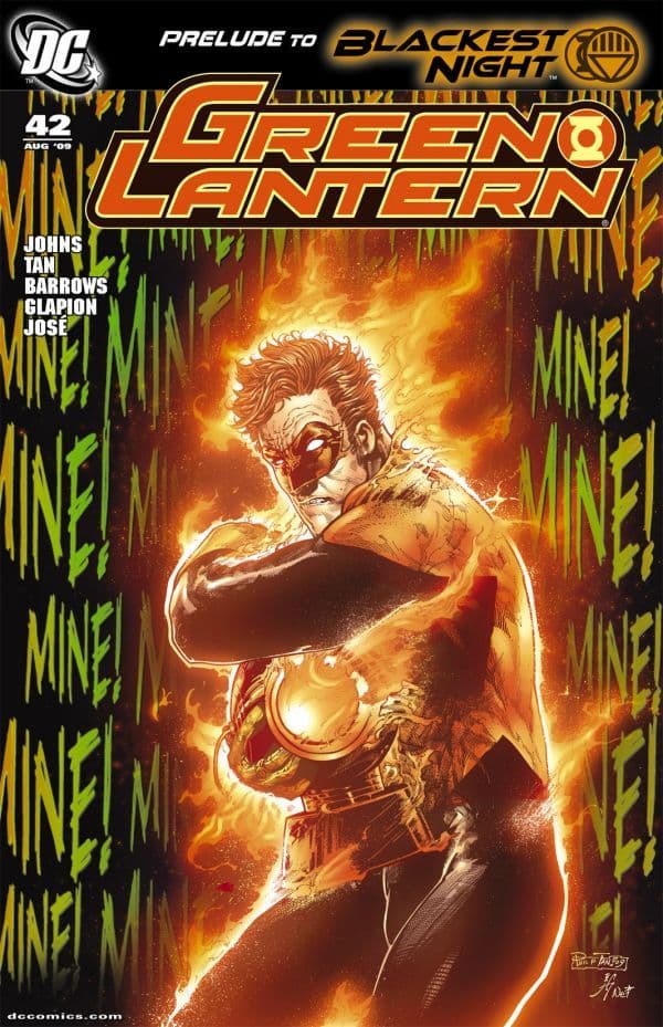 Green Lantern #42 cover
