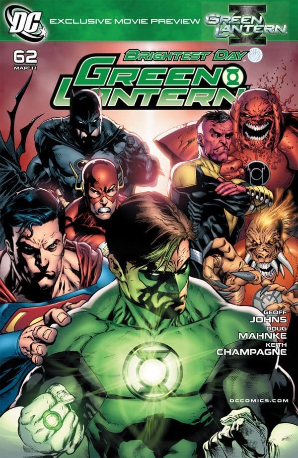 Green Lantern #62 cover