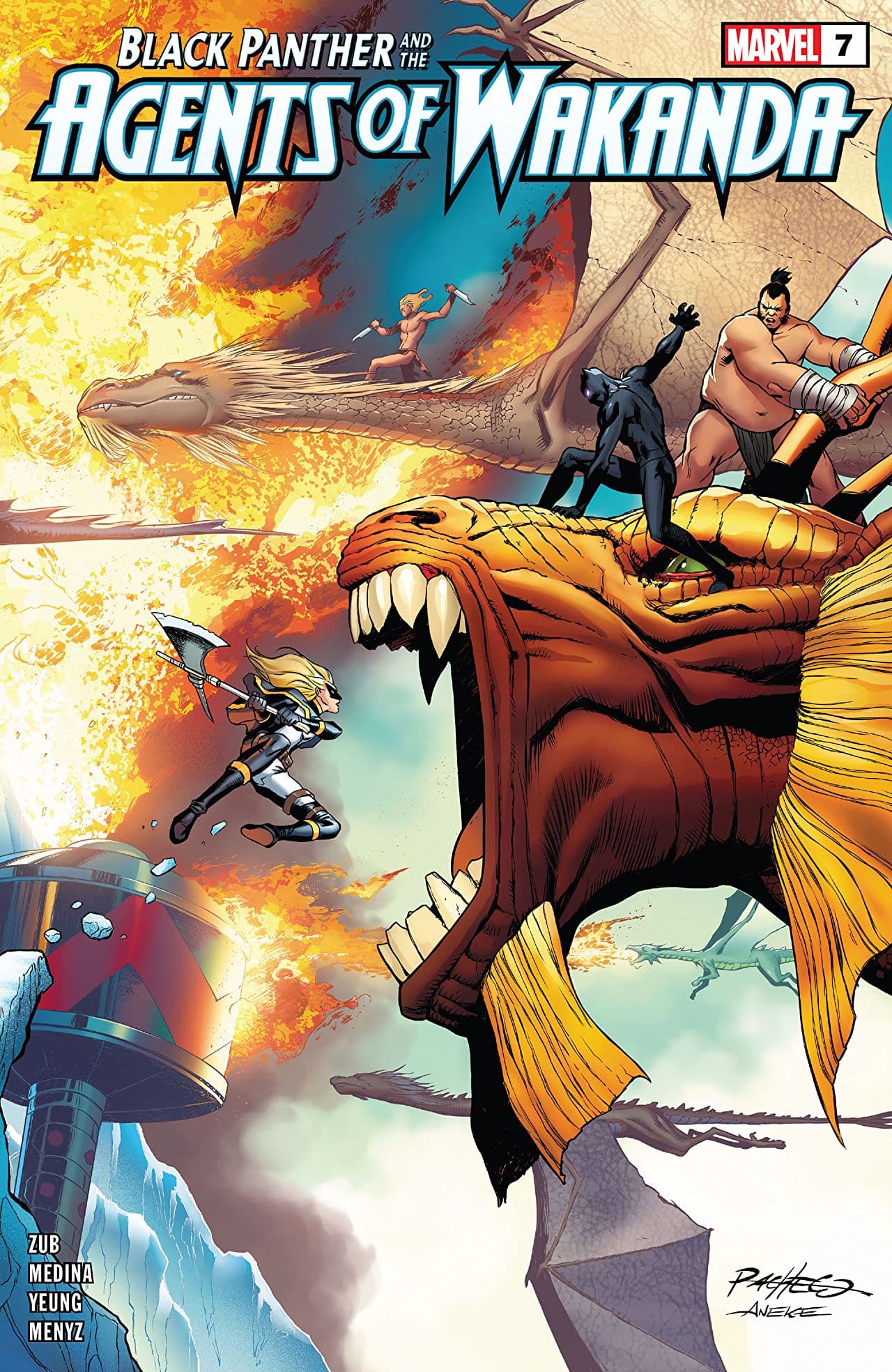 Black Panther and the Agents of Wakanda #7 cover