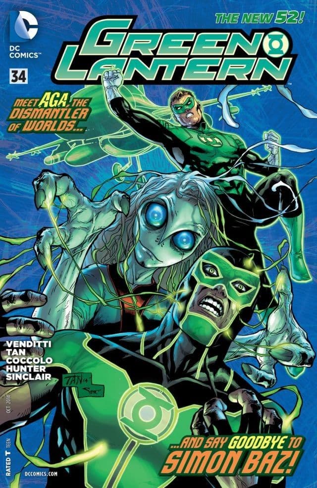 Green Lantern #34 cover