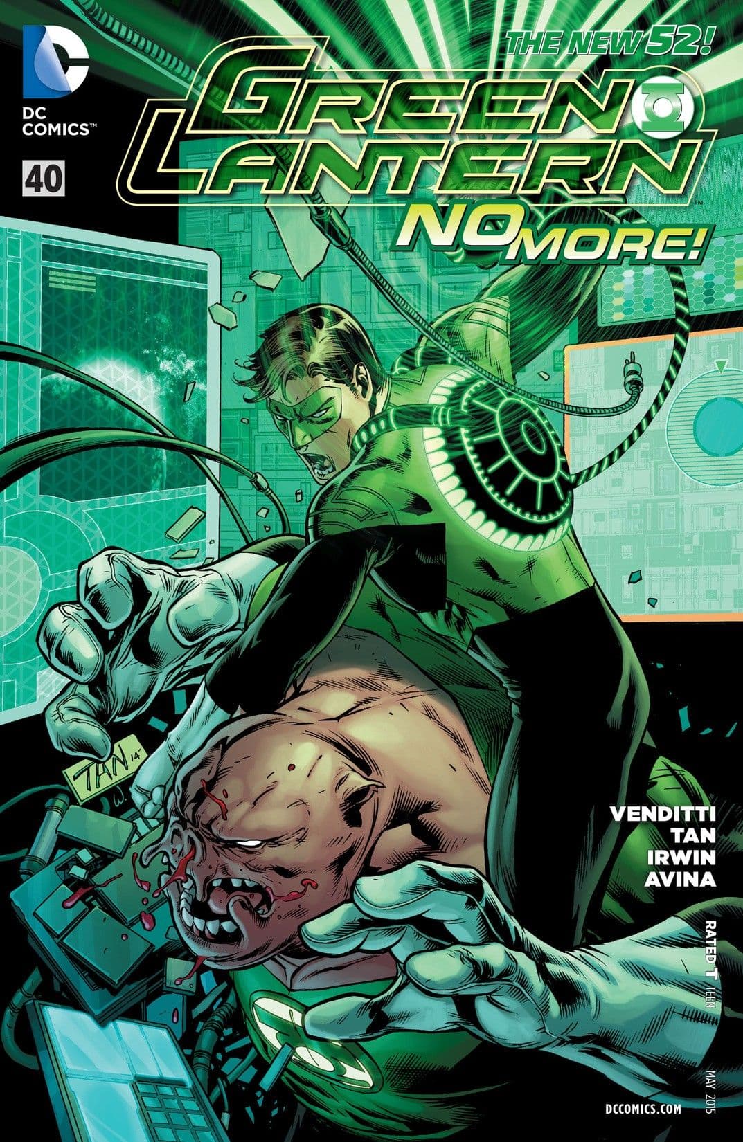 Green Lantern #40 cover