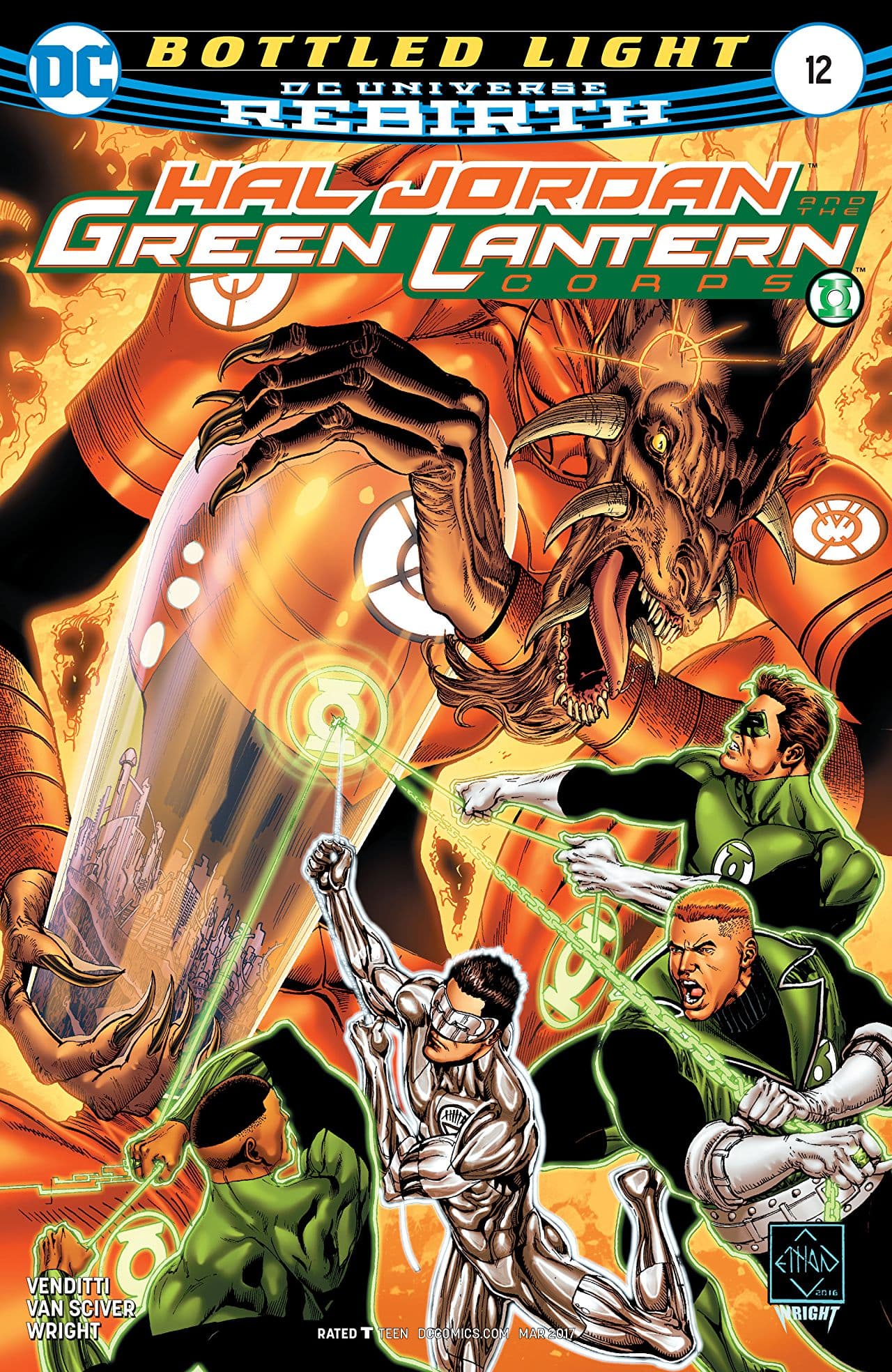 Hal Jordan & The Green Lantern Corps #12 cover