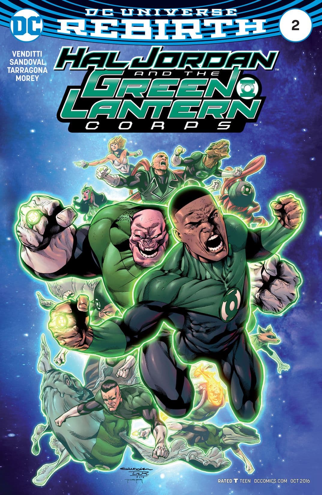 Hal Jordan & The Green Lantern Corps #2 cover