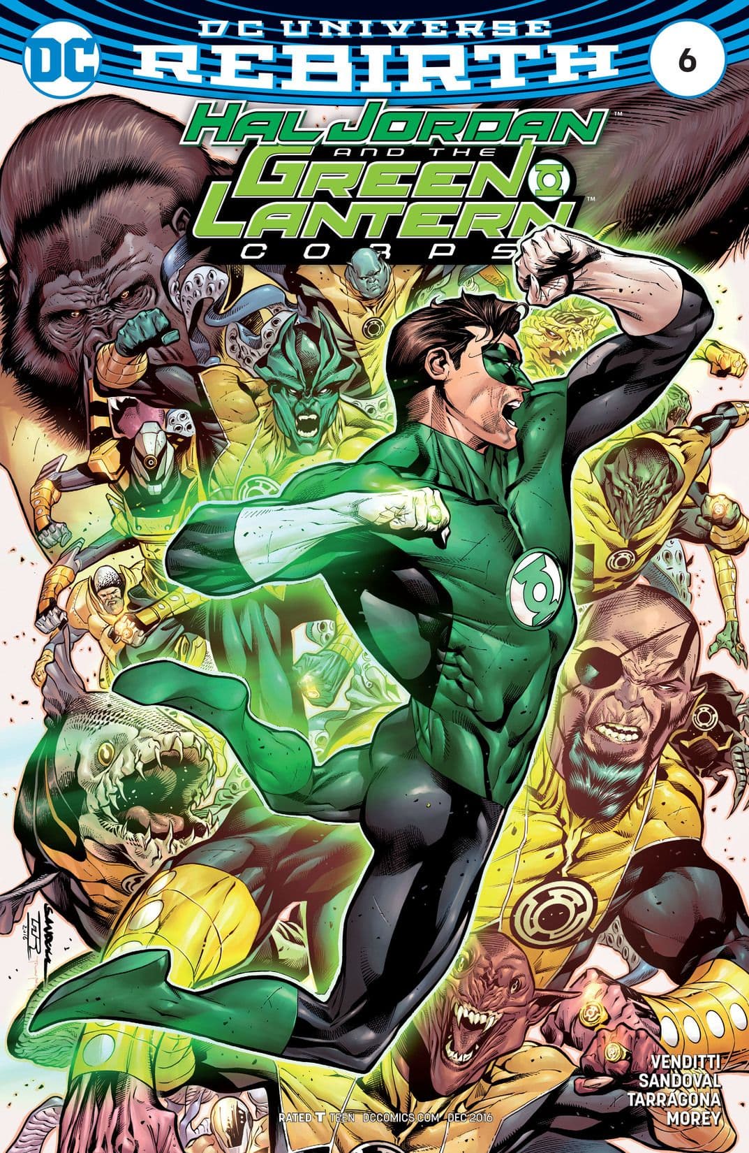 Hal Jordan & The Green Lantern Corps #6 cover