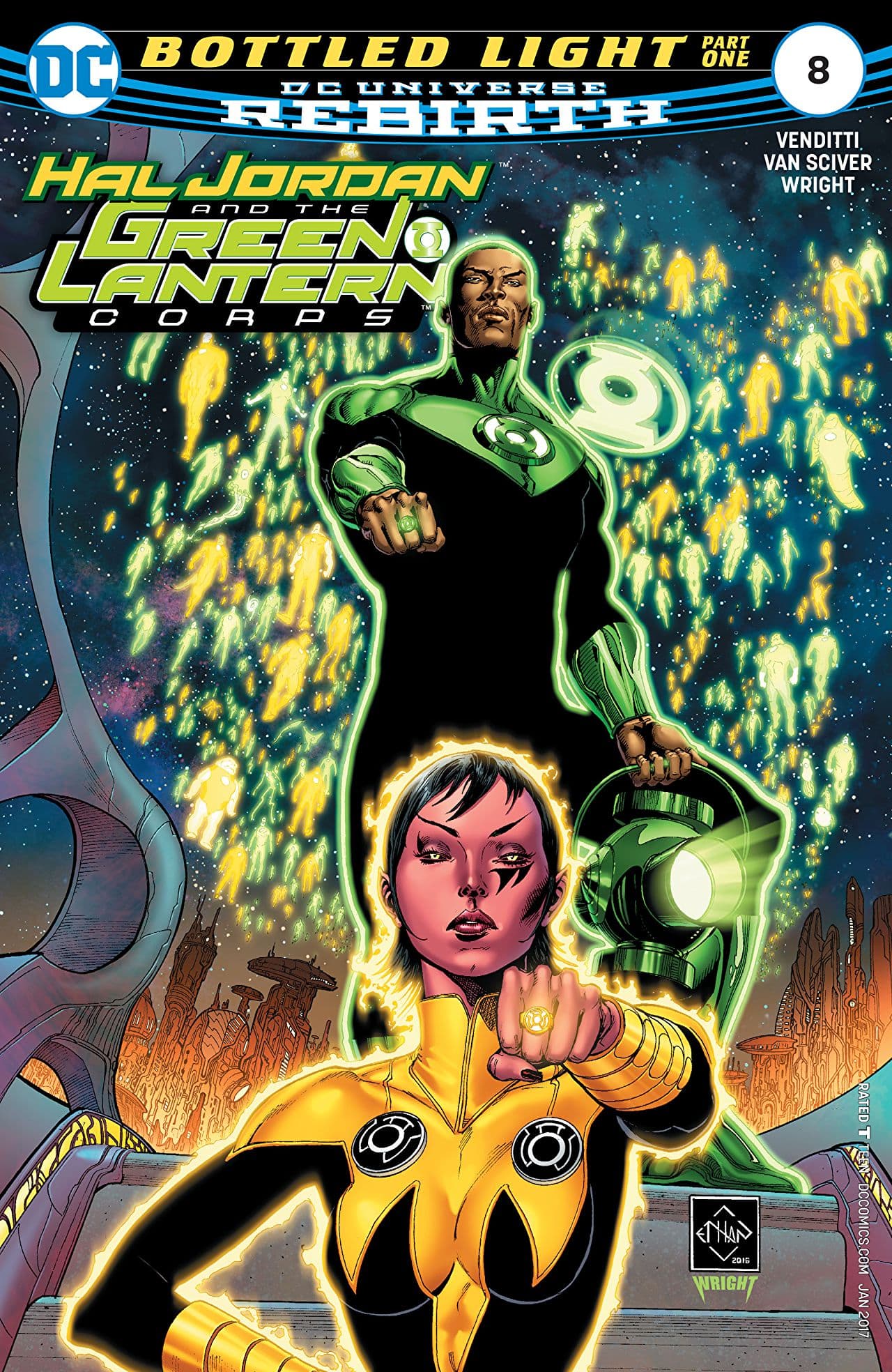Hal Jordan & The Green Lantern Corps #8 cover