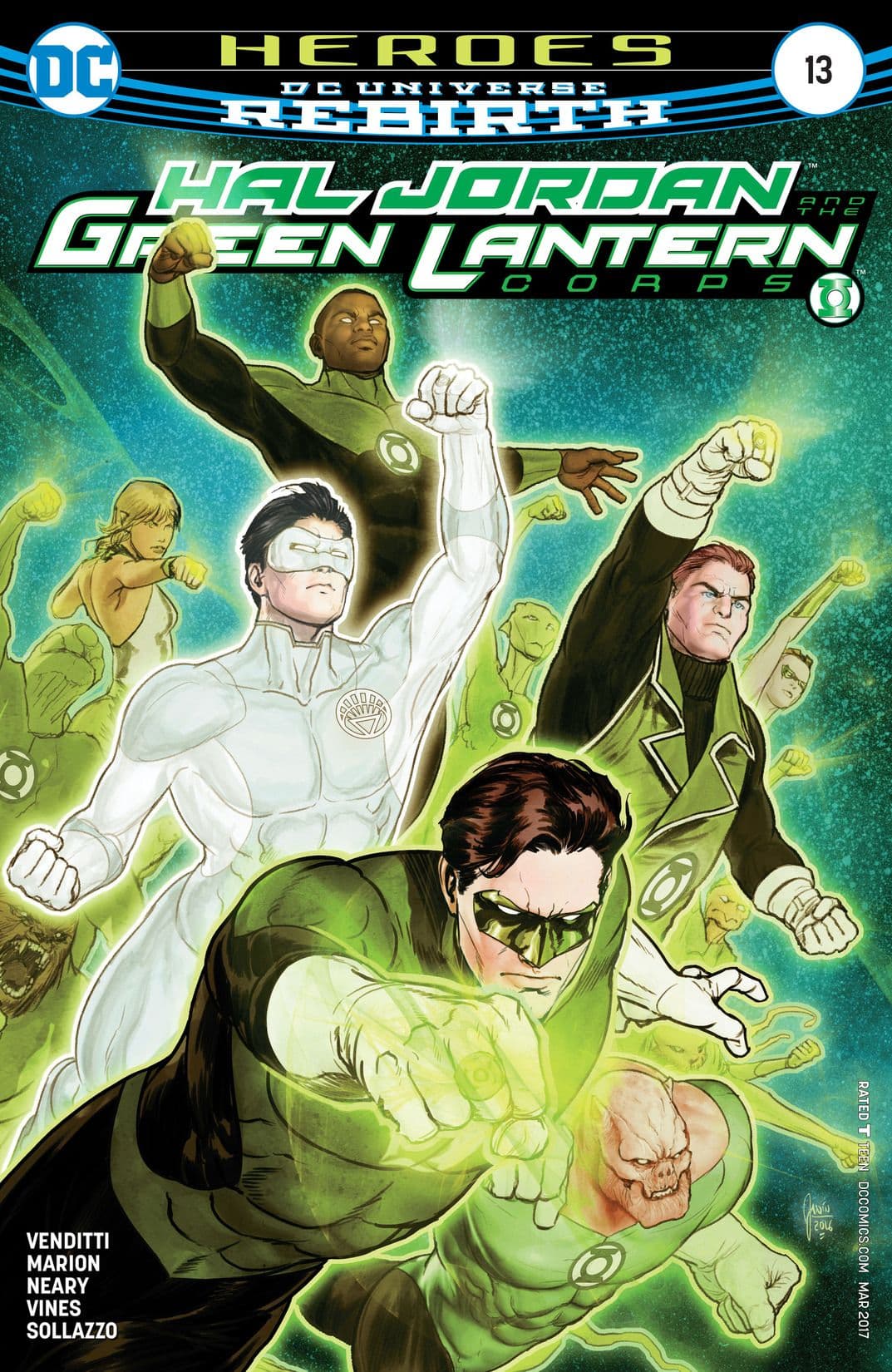 Hal Jordan & The Green Lantern Corps #13 cover