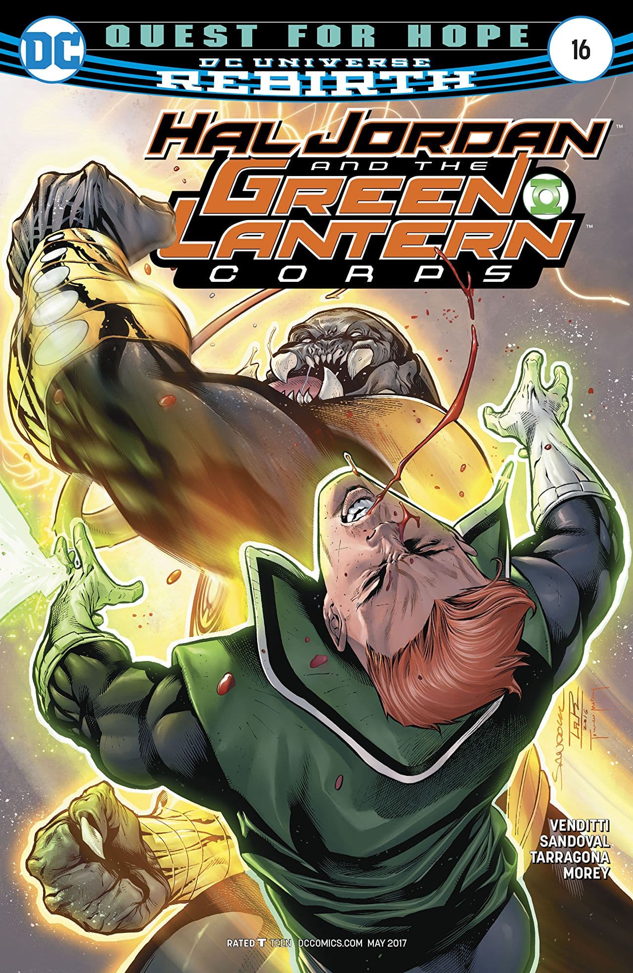 Hal Jordan & The Green Lantern Corps #16 cover