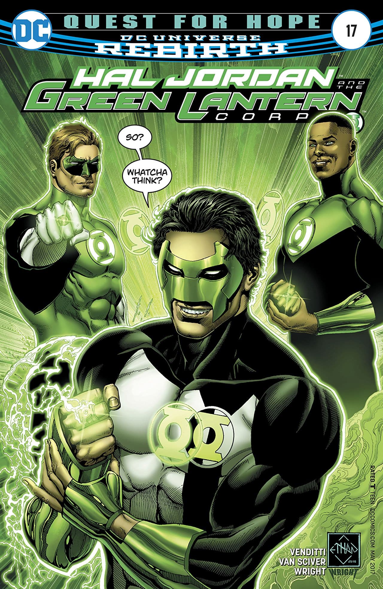 Hal Jordan & The Green Lantern Corps #17 cover