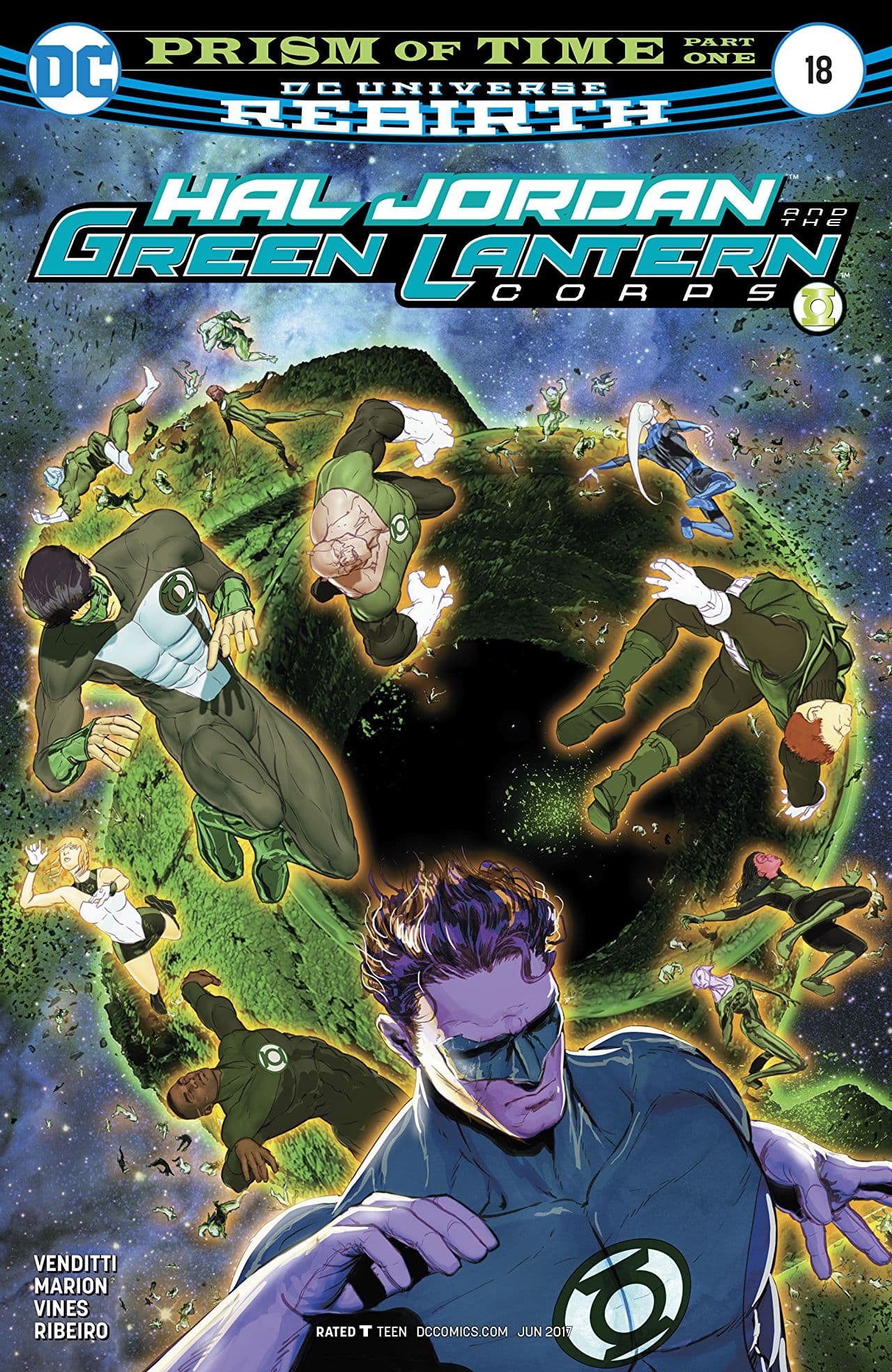 Hal Jordan & The Green Lantern Corps #18 cover