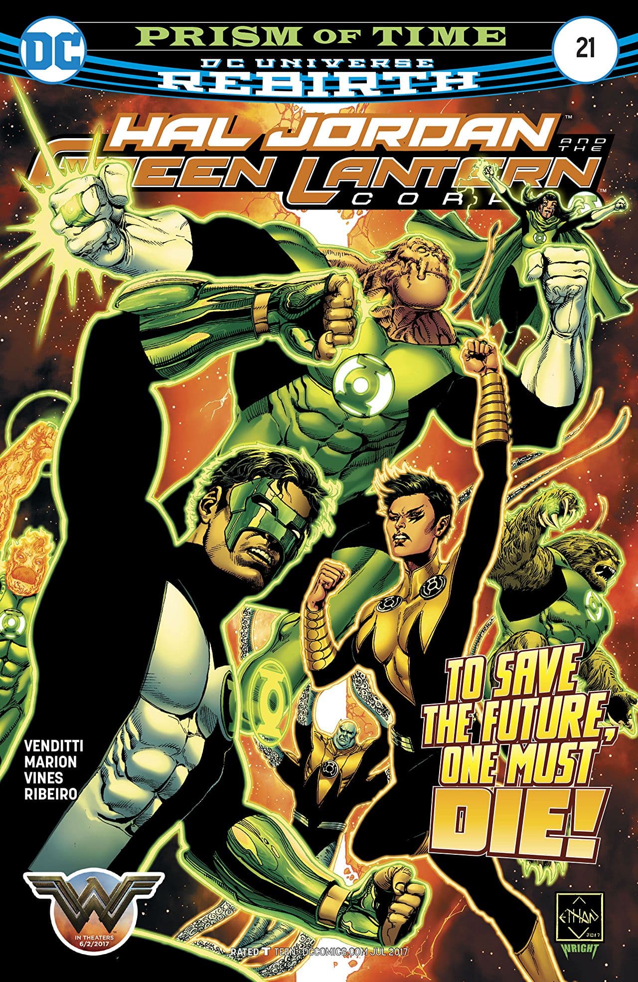 Hal Jordan & The Green Lantern Corps #21 cover
