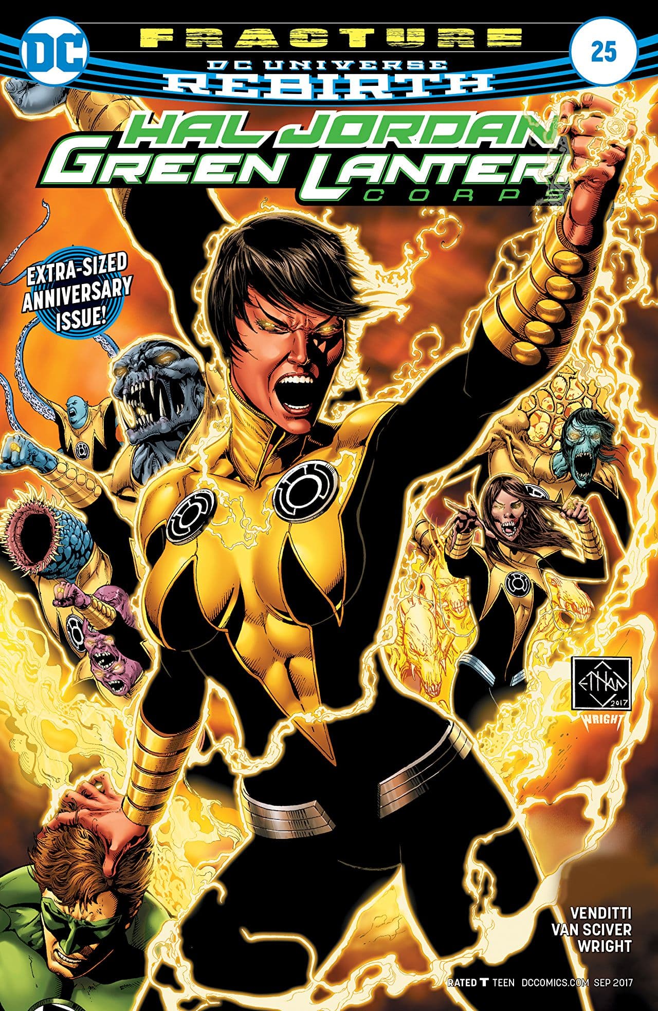 Hal Jordan & The Green Lantern Corps #25 cover