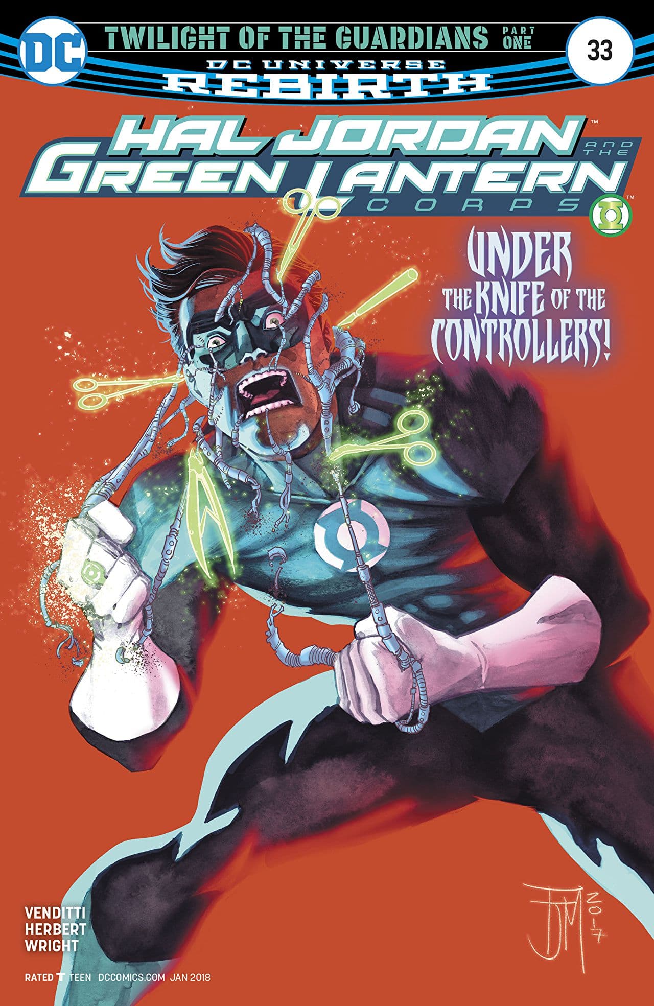 Hal Jordan & The Green Lantern Corps #33 cover