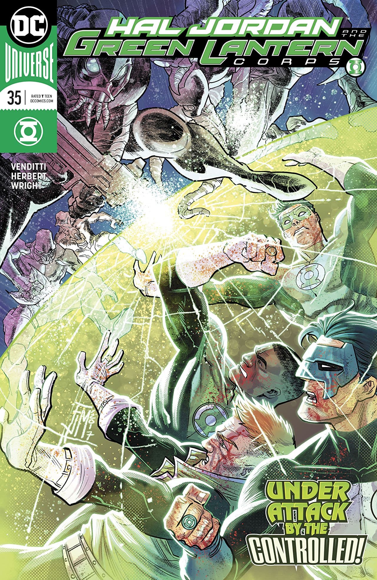 Hal Jordan & The Green Lantern Corps #35 cover