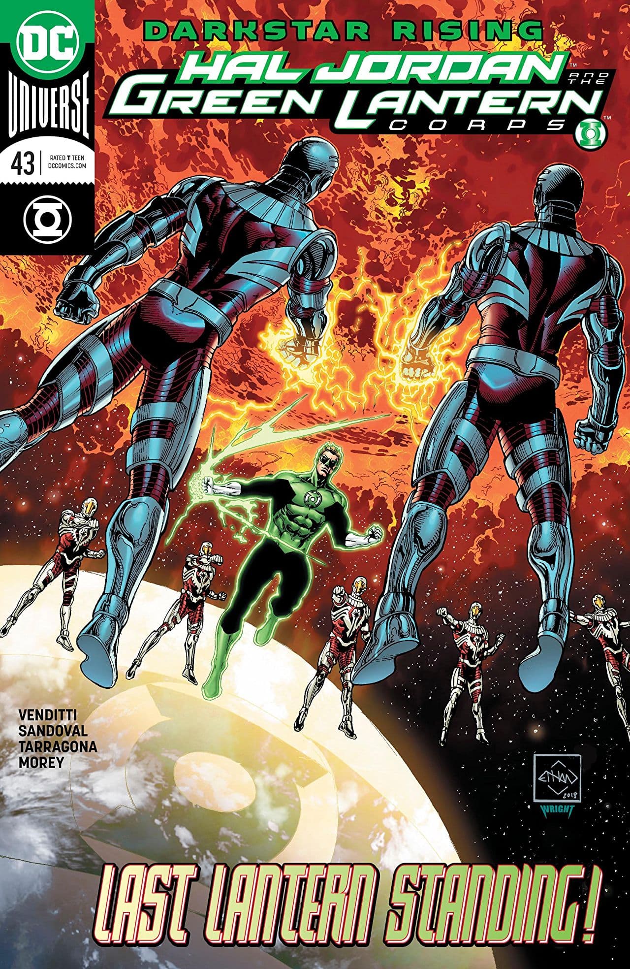 Hal Jordan & The Green Lantern Corps #43 cover