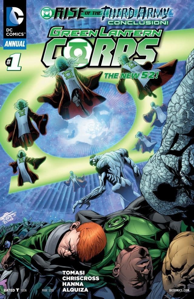 Green Lantern Corps Annual #1 cover