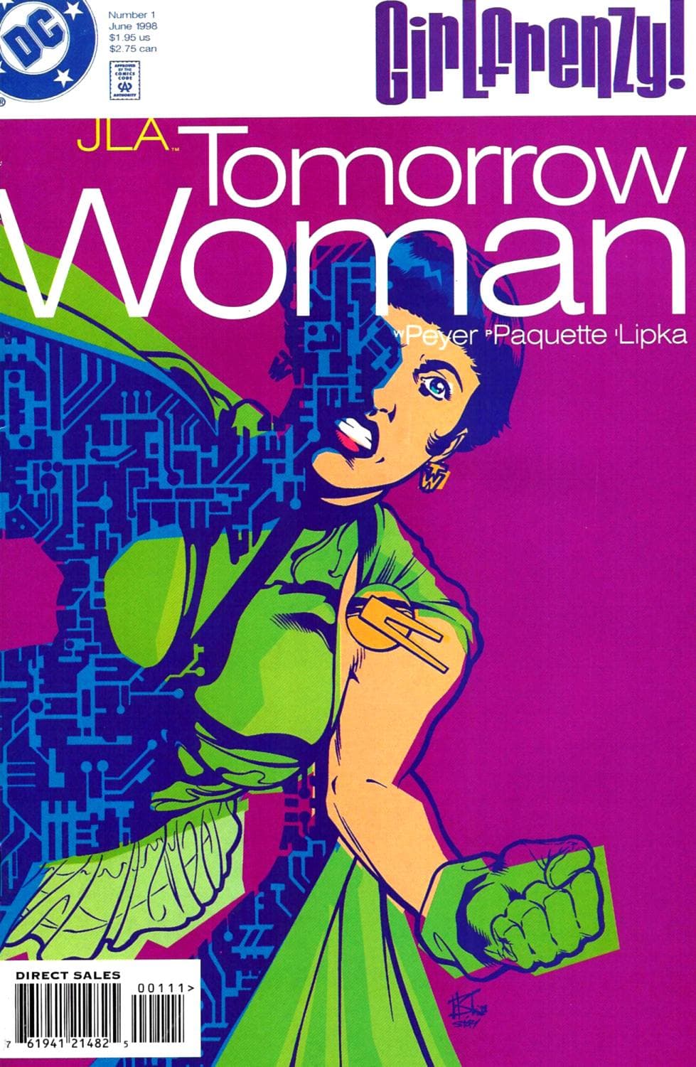 JLA: Tomorrow Woman #1 cover