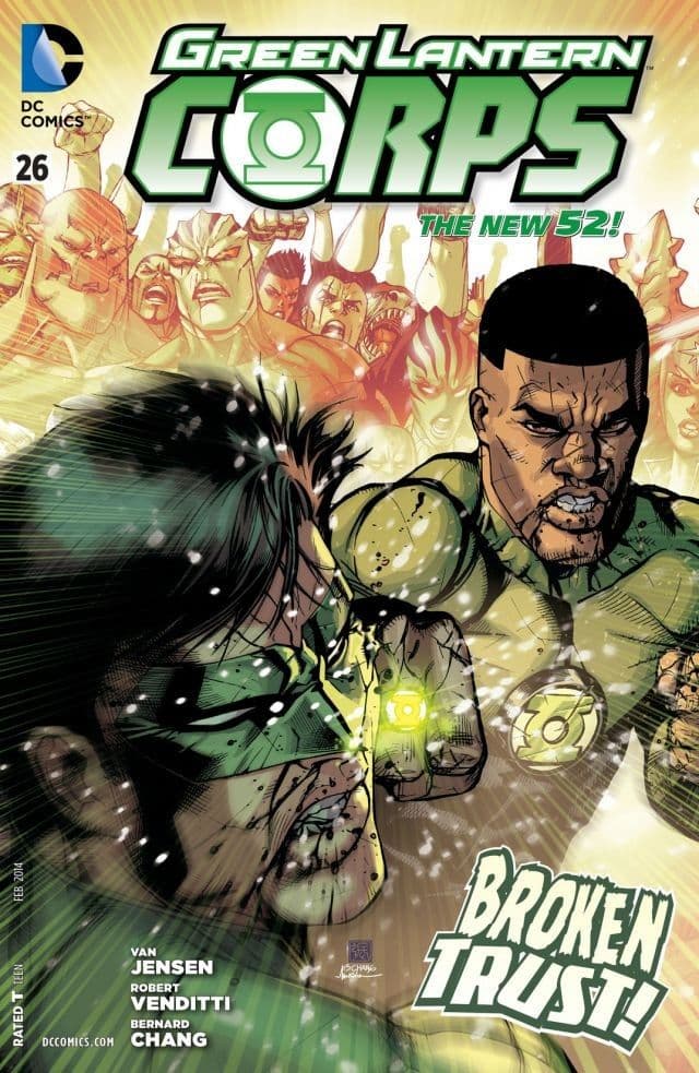 Green Lantern Corps #26 cover