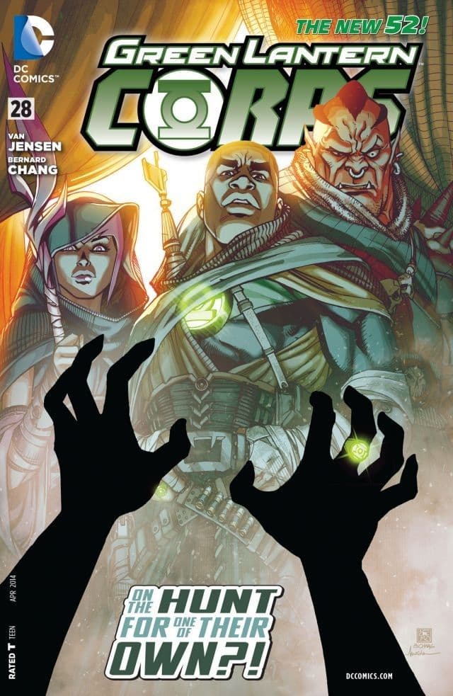 Green Lantern Corps #28 cover