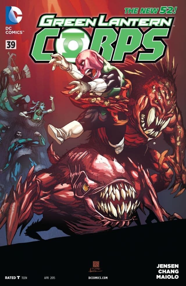 Green Lantern Corps #39 cover