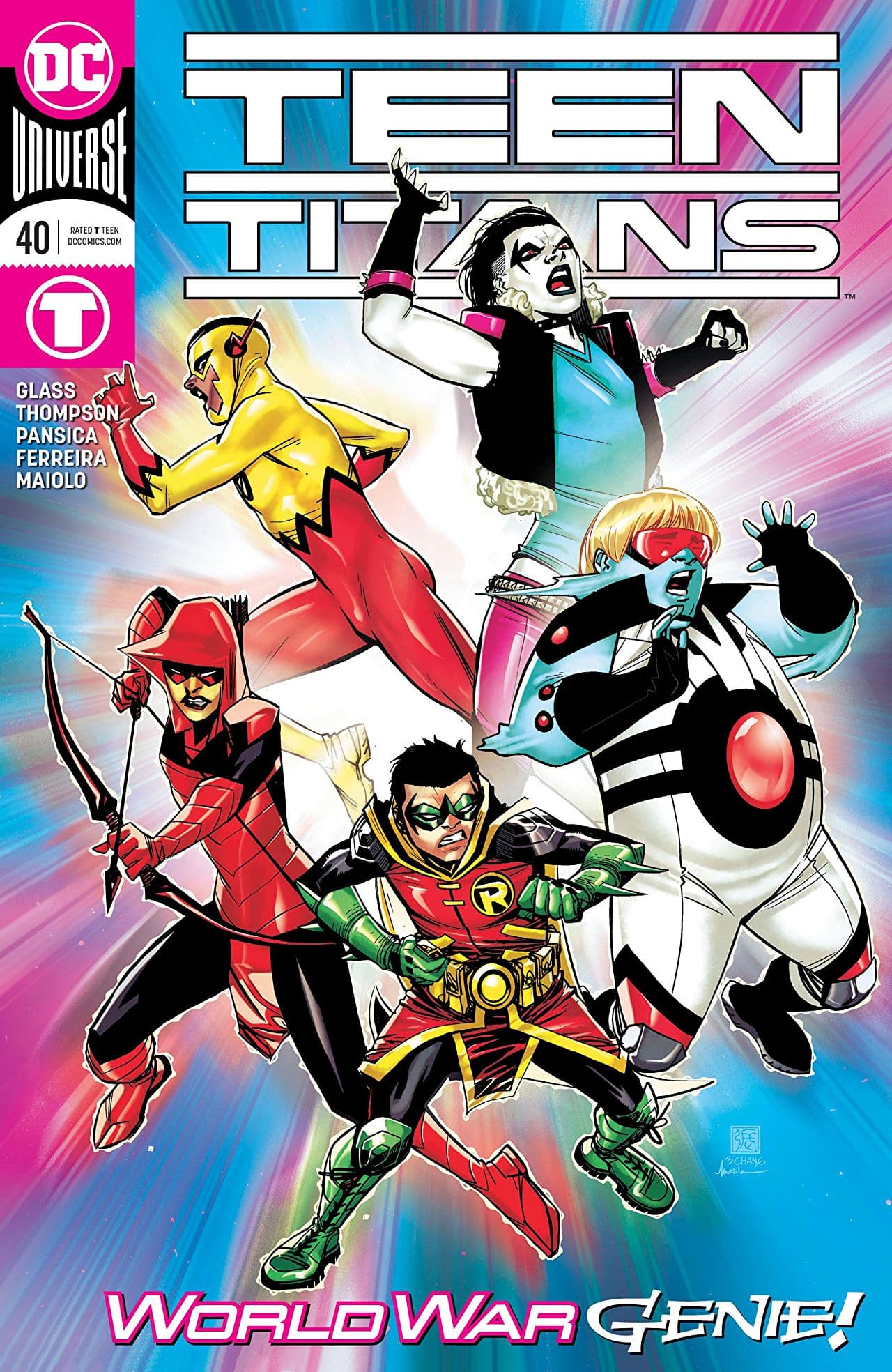 Teen Titans #40 cover