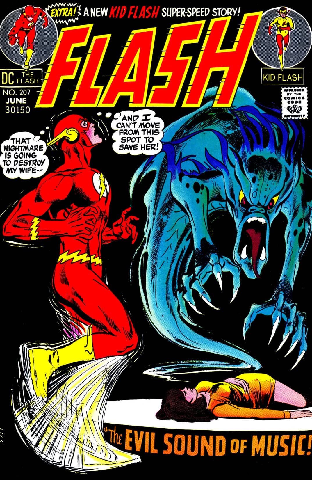 The Flash #207 cover