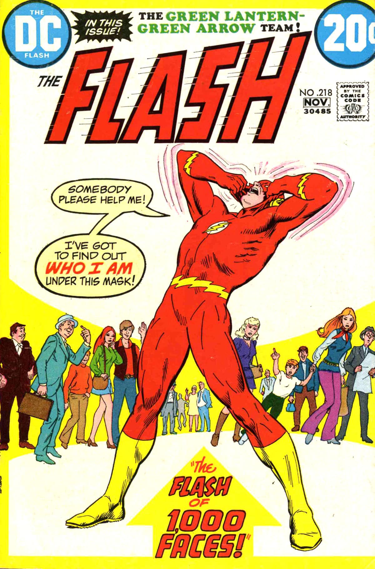 The Flash #218 cover