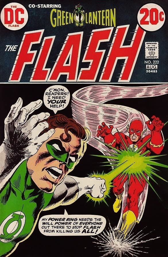 The Flash #222 cover