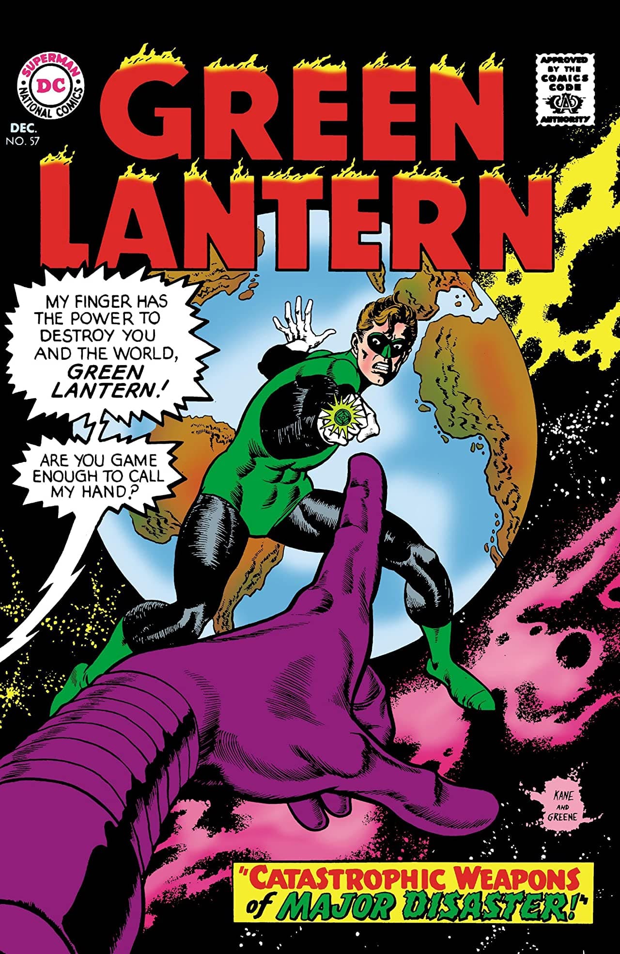 Green Lantern #57 cover