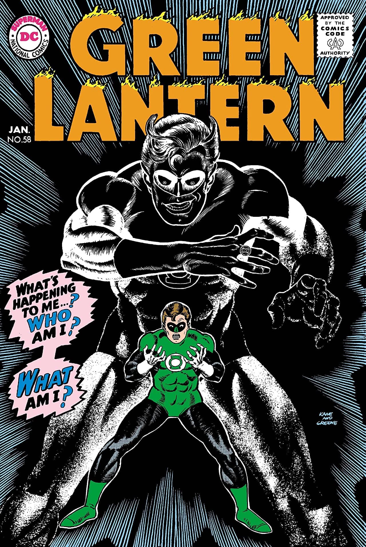 Green Lantern #58 cover