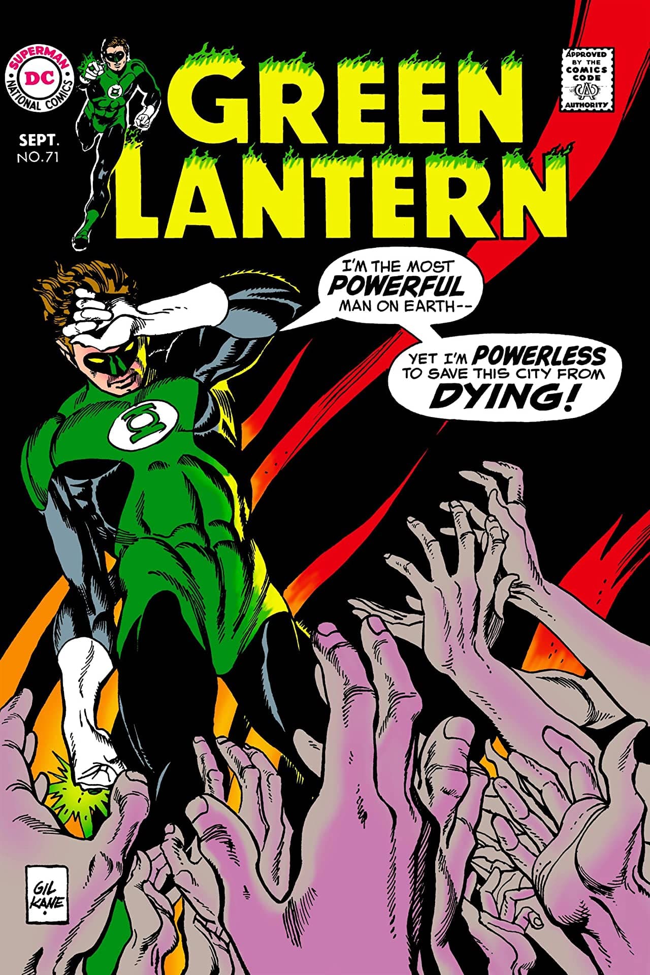 Green Lantern #71 cover