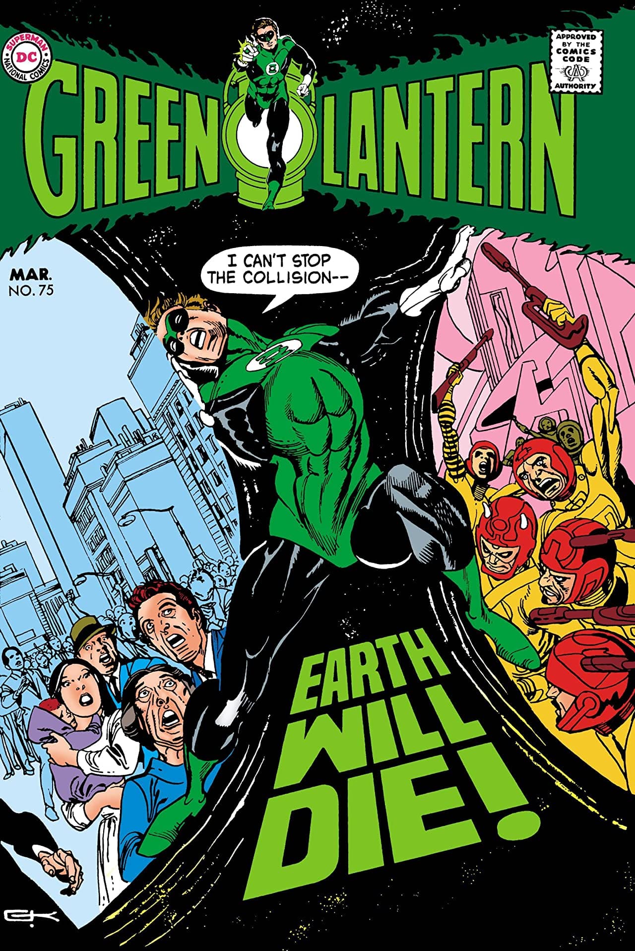 Green Lantern #75 cover