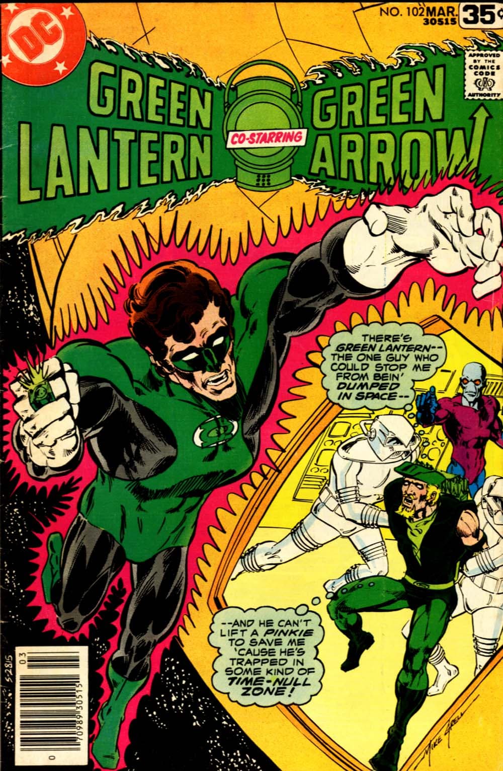Green Lantern #102 cover