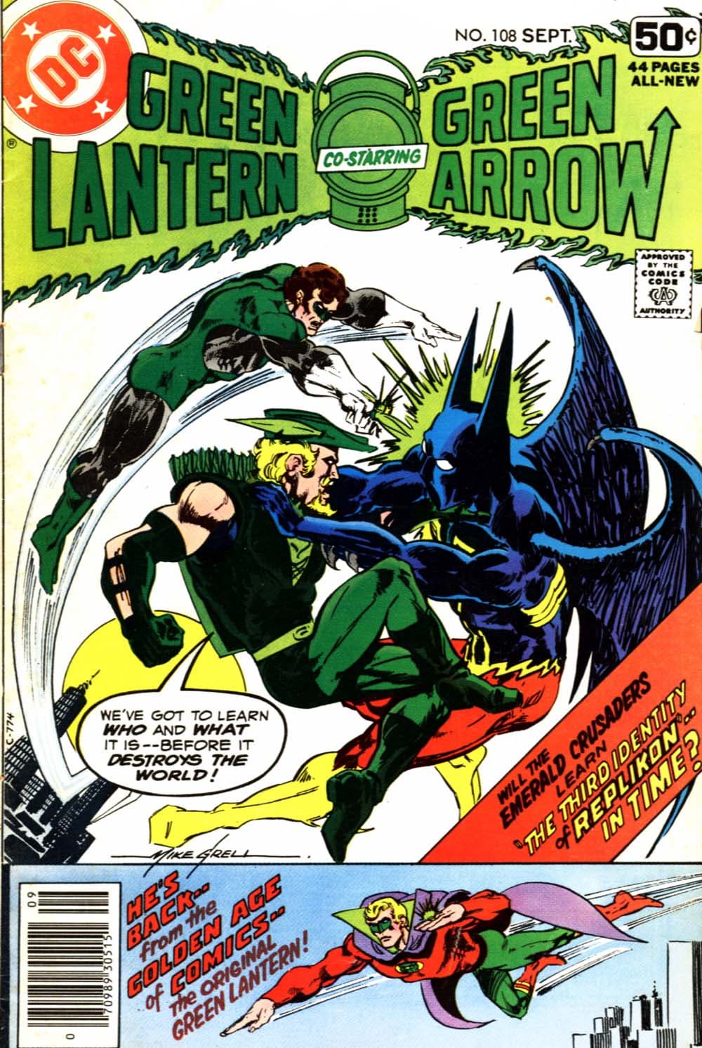 Green Lantern #108 cover