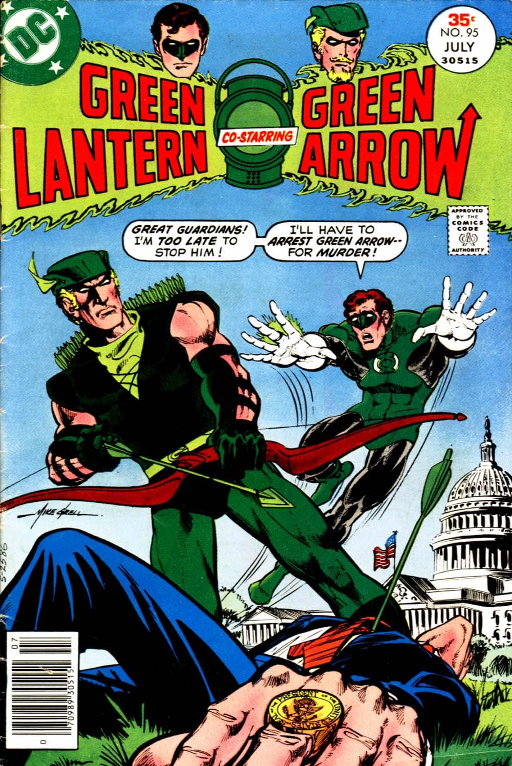 Green Lantern #95 cover