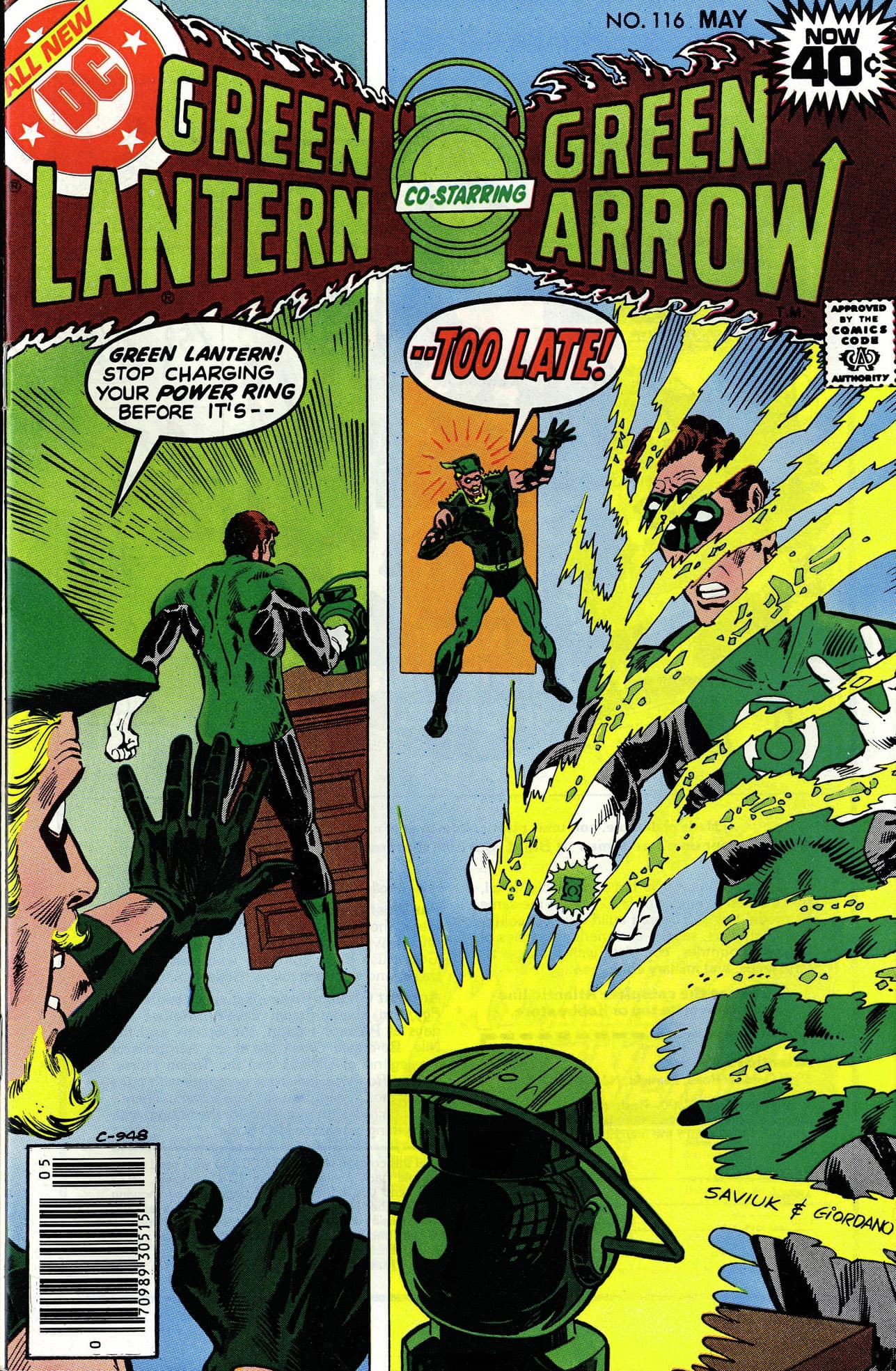 Green Lantern #116 cover