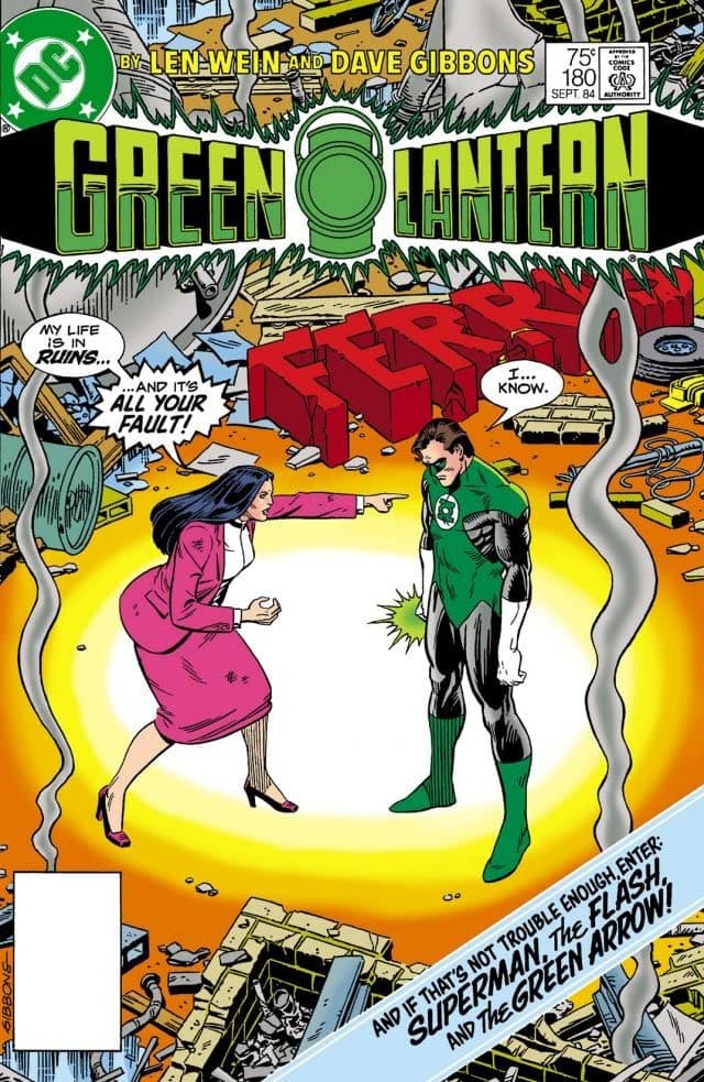 Green Lantern #180 cover