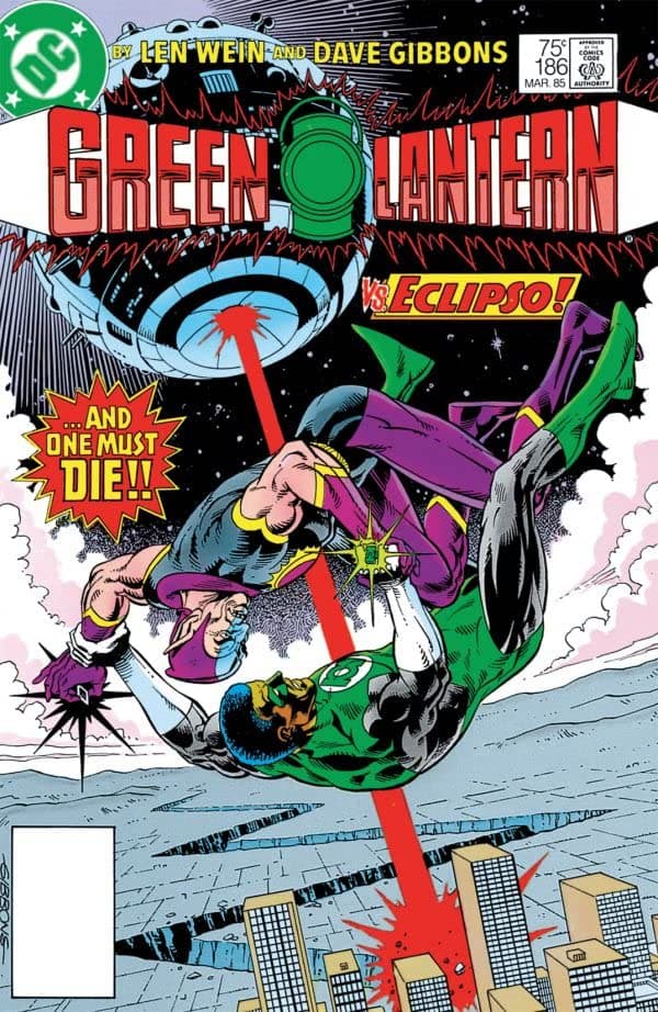Green Lantern #186 cover