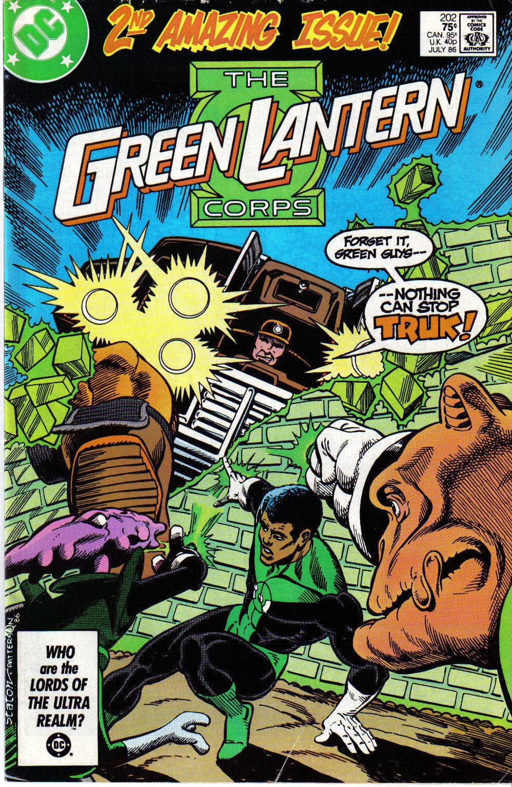 Green Lantern #202 cover
