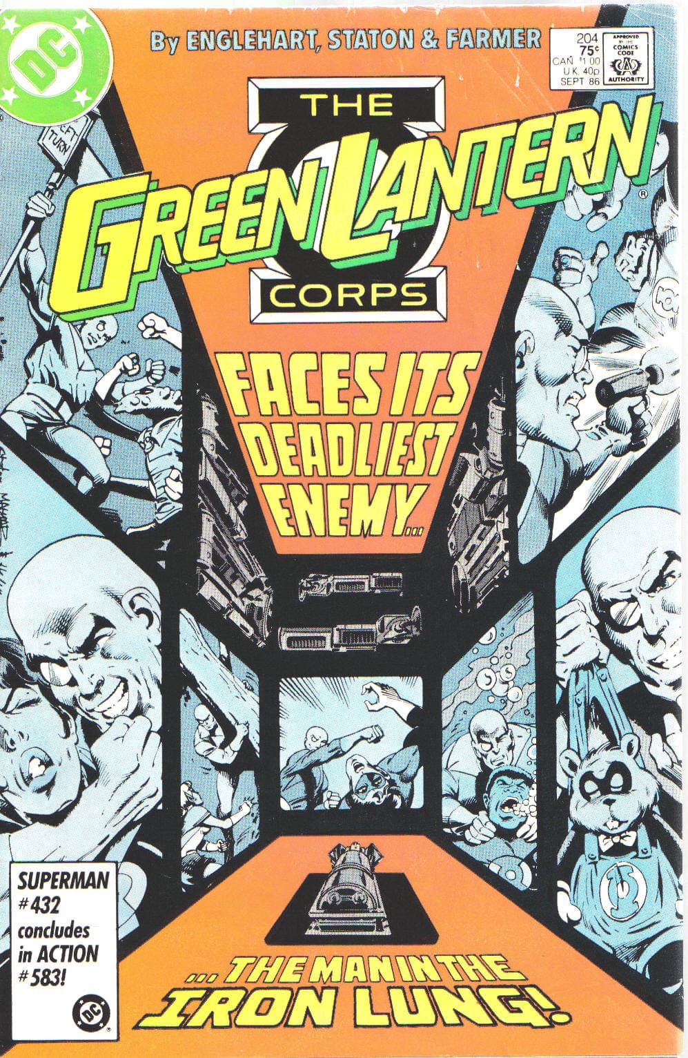Green Lantern #204 cover
