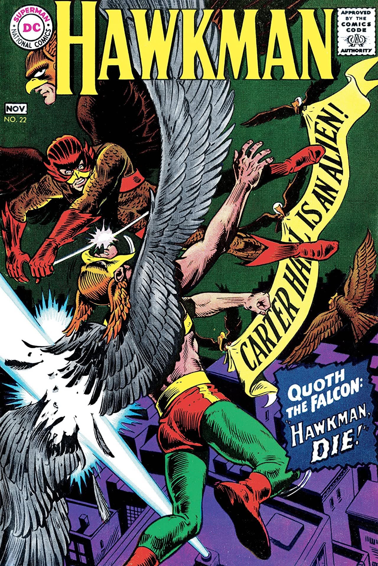 Hawkman #22 cover