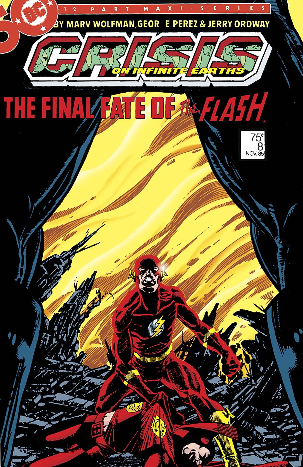 Crisis on Infinite Earths #8 cover