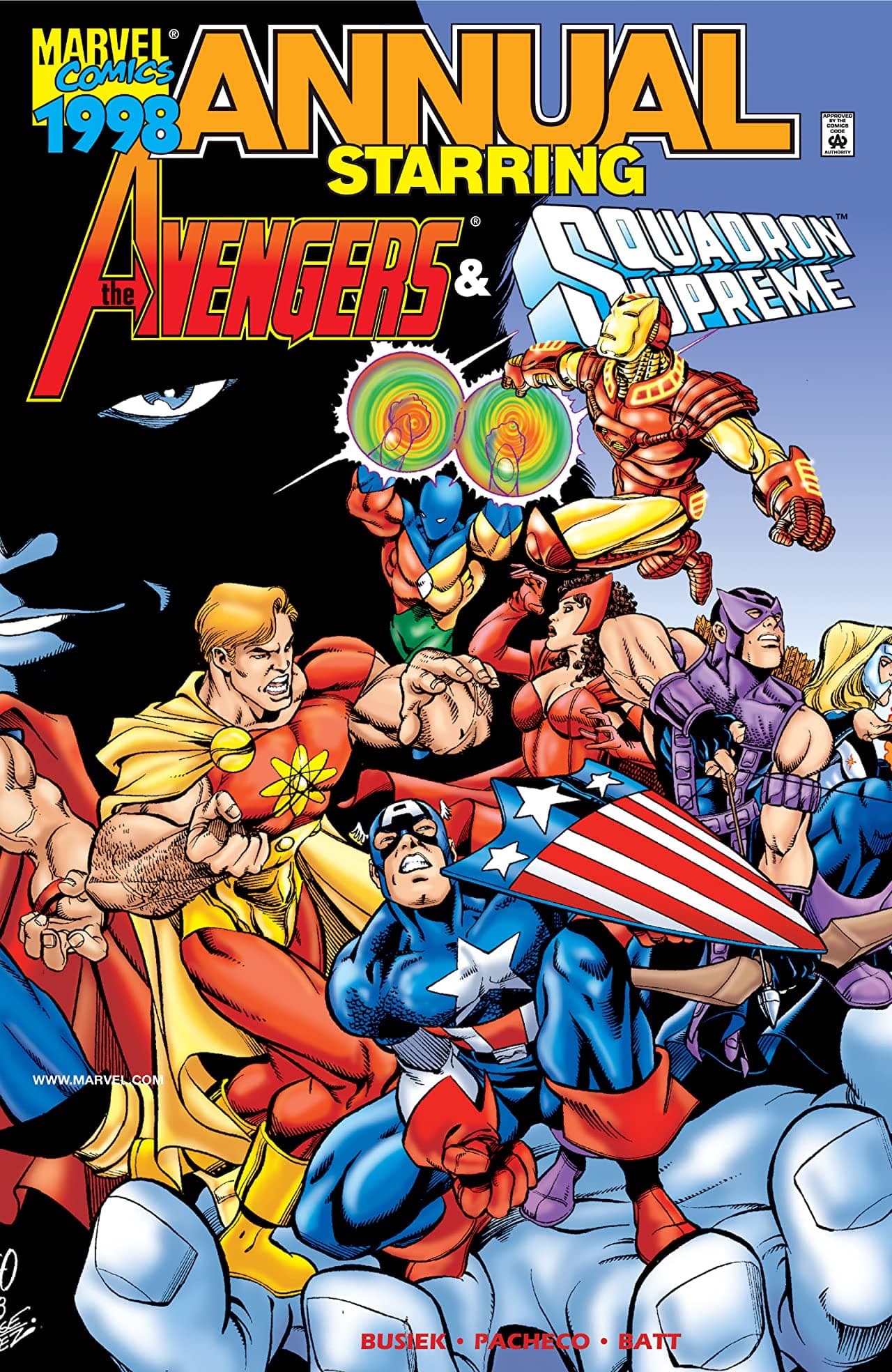 Avengers / Squadron Supreme '98 cover — © Marvel Comics