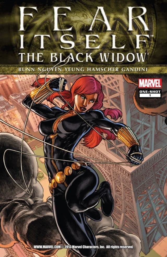 Fear Itself: The Black Widow #1 cover