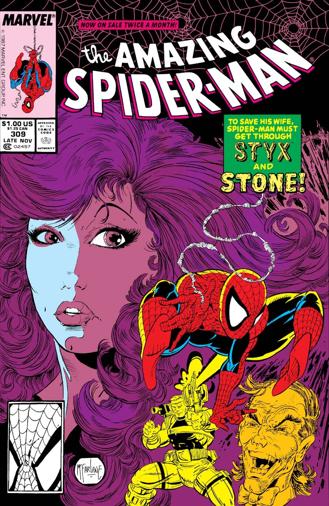 The Amazing Spider-Man #309 cover